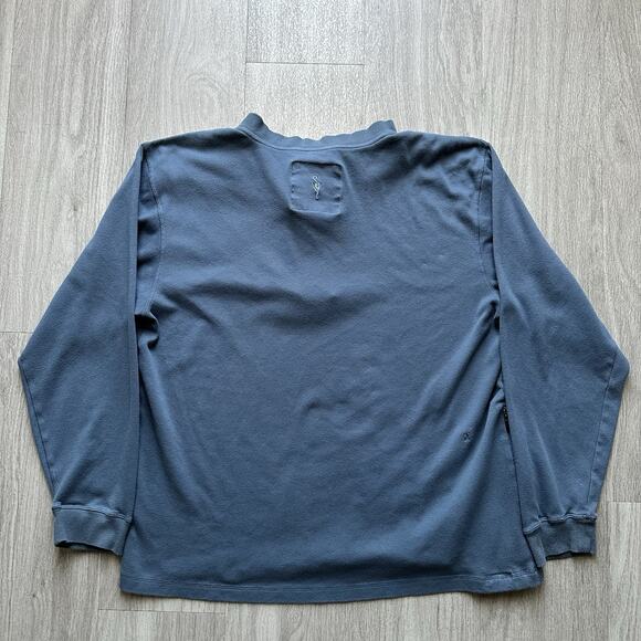 SCOTTeVEST Sev Tech Long Sleeve 1/4 Button Up Blue Size Large - Picture 13 of 13